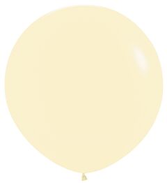 36" Sempertex Pastel Matte Yellow Latex