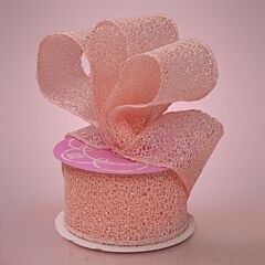 2.5"x10yd Mesh Ribbon - Coral