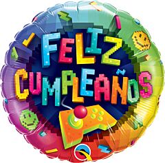 18" Feliz Cumpleanos Videogame