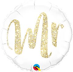 18" Mr. Glitter Gold