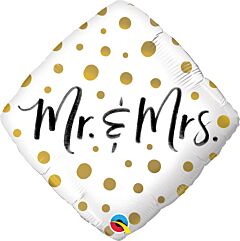 18" Mr. and Mrs. Gold Dots