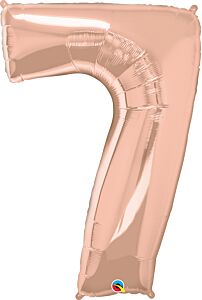 34" QualatexNumber 7 Rose Gold