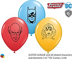 5" Qualatex Justice League Faces Latex