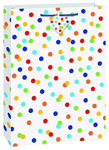 Rainbow Polka Dot Jumbo Gift Bag