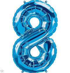 34" Northstar Blue Number 8