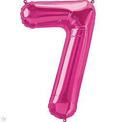 34" Northstar Number 7 Magenta