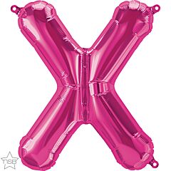 16" Northstar Magenta Letter X