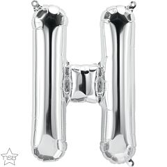 16" Northstar Silver Letter H