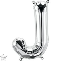 16" Northstar Silver Letter J