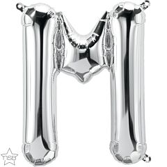 16" Northstar Silver Letter M