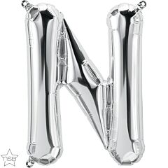 16" Northstar Silver Letter N