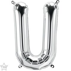 16" Northstar Silver Letter U