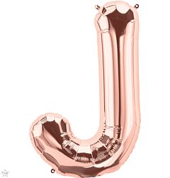 34" Northstar Rose Gold Letter J