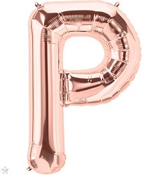 34" Northstar Rose Gold Letter P