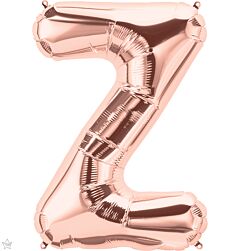 34" Northstar Rose Gold Letter Z
