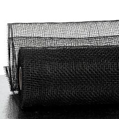 10" x 10yd Floral Mesh - Black