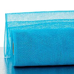 10" x 10yd Floral Mesh - Turquoise