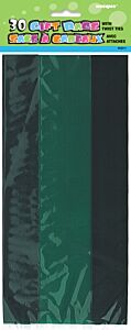 Cello Bag - Forest Green 30Ct