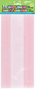 Cello Bag - Pastel Pink 30Ct