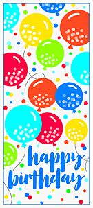5' Balloon Cheer Door Poster