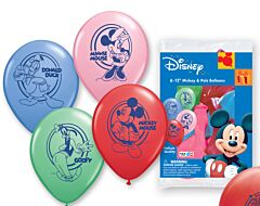 12" Qualatex Mickey & His Pals Latex