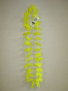 Solid Yellow Lei 36"