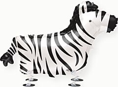 29" Walking Pet Balloon Zebra