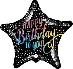 17" Happy Birthday Script