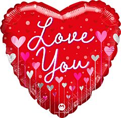 17" I Love You Hearts