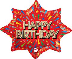 28" Happy Birthday Star
