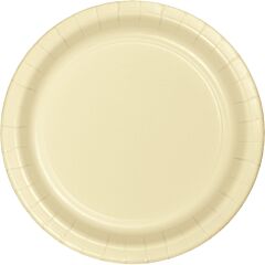 7" Paper Plate - Ivory