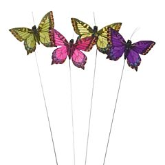 3" Butterflies Spring Colors