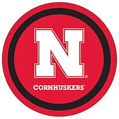 Nebraska - 7" Paper Plate 12Ct
