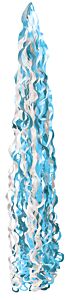34" Twirlz Tail Medium Blue