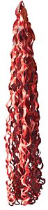 34" Twirlz Tail Medium Red