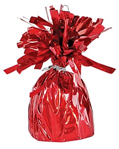 175 Gram Fringed Foil Weight - Red