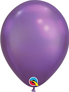 7" Qualatex Chrome Purple Latex