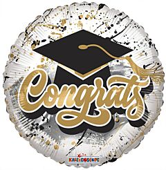 4" Congrats Splash Grad Hat