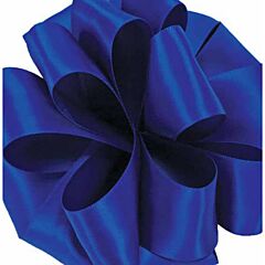 Double Face Satin 50yd No9 - Cobalt