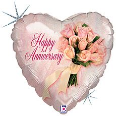 18" Anniversary Flowers - Holographic