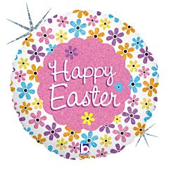 18" Easter Spring Petals Holographic