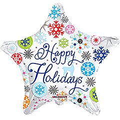 9" Holiday Snowflakes