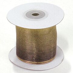 2.5" x 10yd Ombre Ribbon Brown