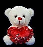 7" I Love You Bear Plush