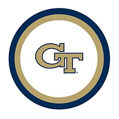 Georgia Tech - 7" Paper Plate 12Ct