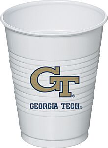 Georgia Tech - 16 oz Plastic Cup 8ct