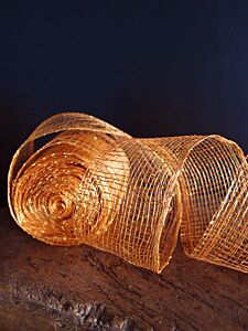 2" x 10yd Sinamay Ribbon - Orange