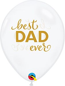 11" Simply Best Dad Ever Latex