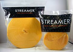 500' Crepe Streamer-Buttercup Yellow