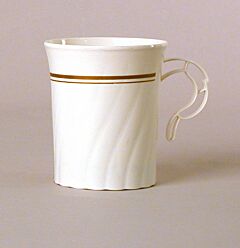 8oz Coffee Cup Gold Band 24/8